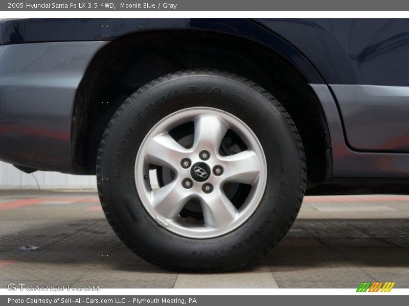 Moonlit Blue / Gray 2005 Hyundai Santa Fe LX 3.5 4WD