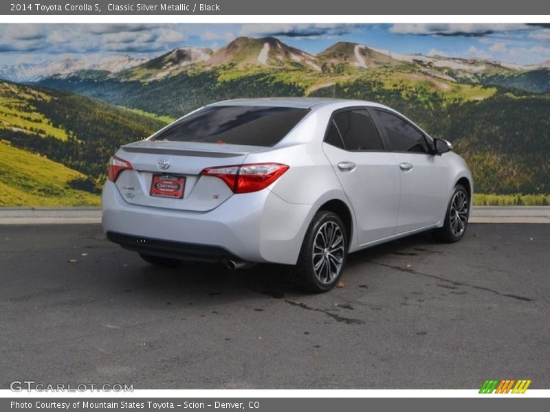 Classic Silver Metallic / Black 2014 Toyota Corolla S