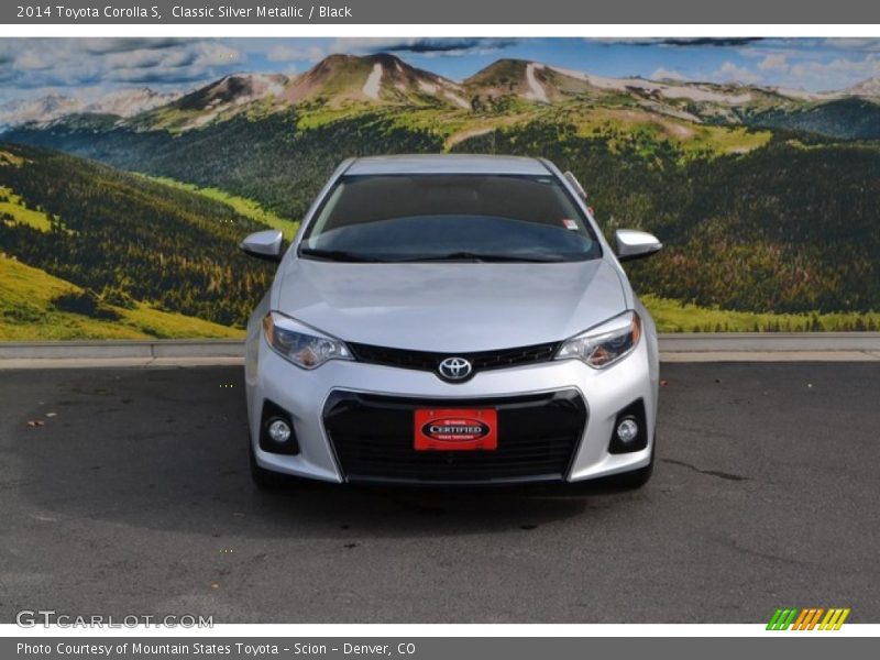 Classic Silver Metallic / Black 2014 Toyota Corolla S