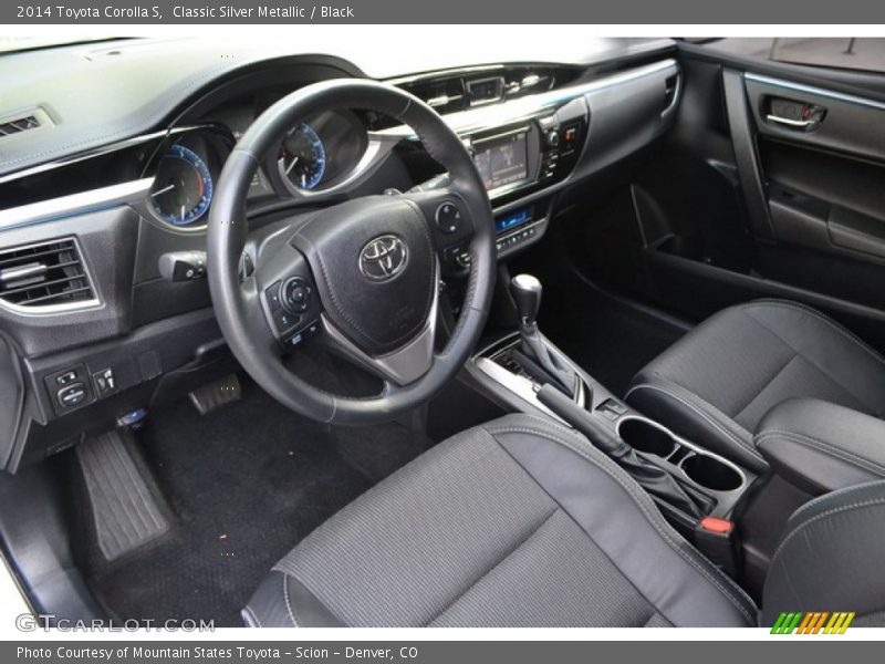 Classic Silver Metallic / Black 2014 Toyota Corolla S