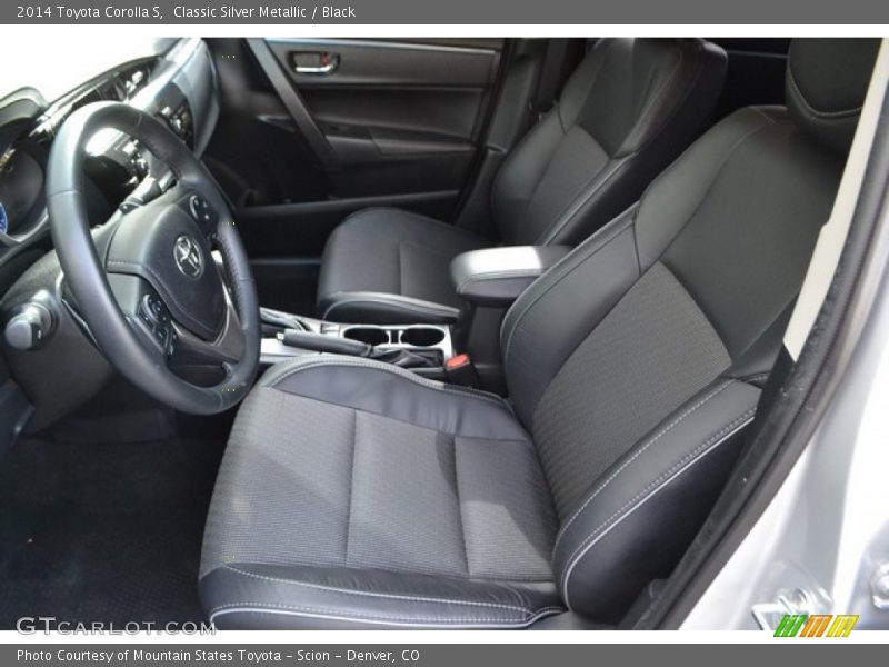 Classic Silver Metallic / Black 2014 Toyota Corolla S