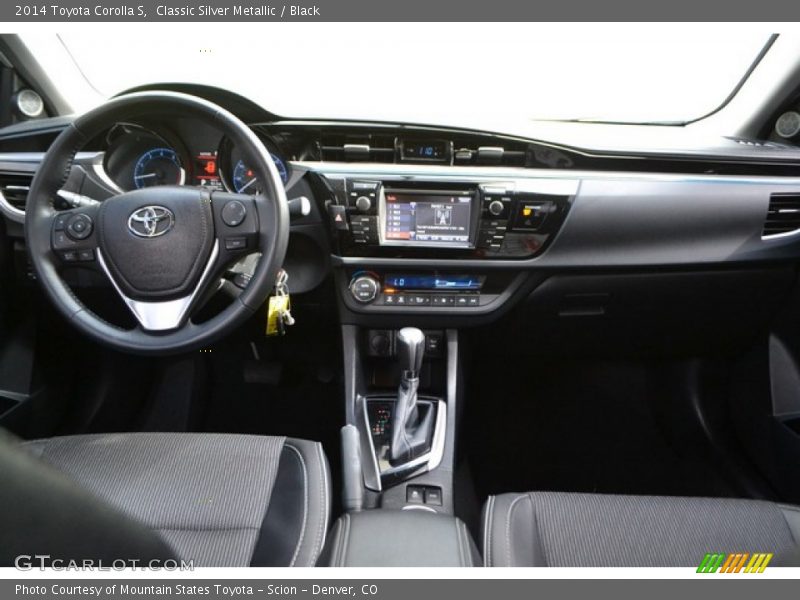 Classic Silver Metallic / Black 2014 Toyota Corolla S