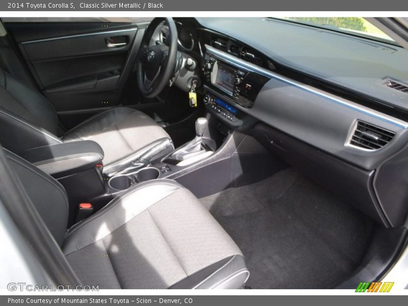 Classic Silver Metallic / Black 2014 Toyota Corolla S