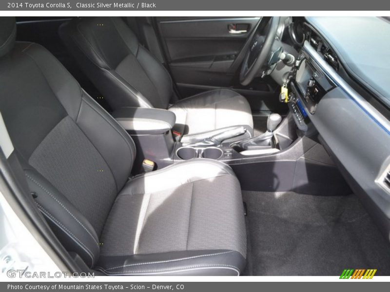Classic Silver Metallic / Black 2014 Toyota Corolla S