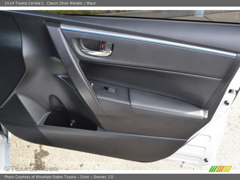 Classic Silver Metallic / Black 2014 Toyota Corolla S