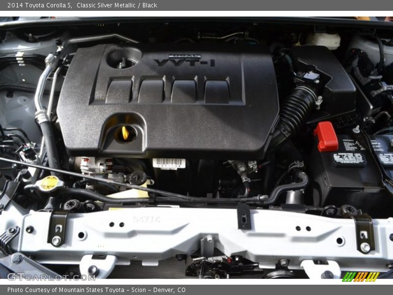 Classic Silver Metallic / Black 2014 Toyota Corolla S