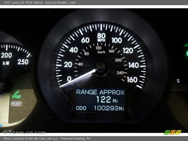 Mercury Metallic / Ash 2007 Lexus GS 450h Hybrid
