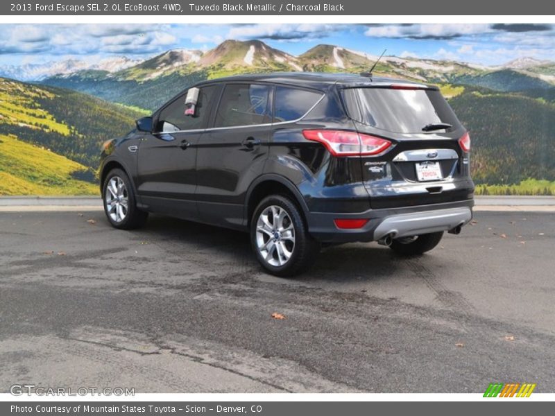 Tuxedo Black Metallic / Charcoal Black 2013 Ford Escape SEL 2.0L EcoBoost 4WD