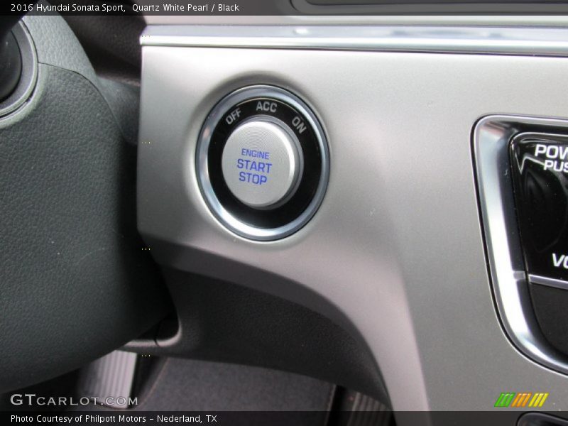 Quartz White Pearl / Black 2016 Hyundai Sonata Sport