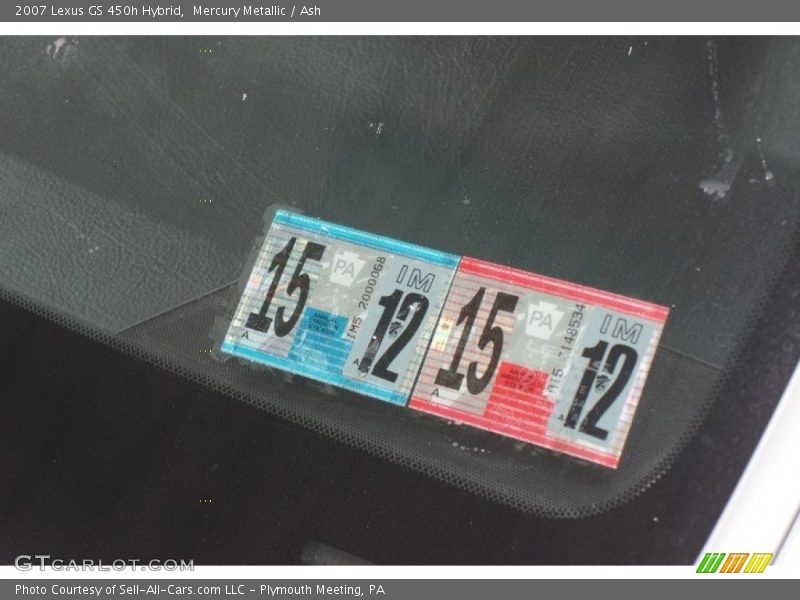 Mercury Metallic / Ash 2007 Lexus GS 450h Hybrid