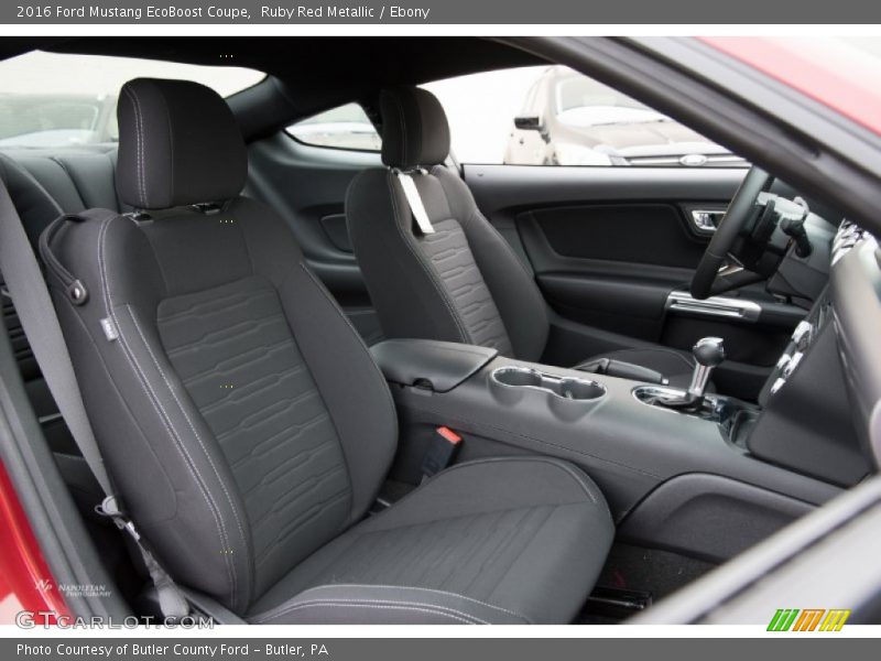 Ruby Red Metallic / Ebony 2016 Ford Mustang EcoBoost Coupe