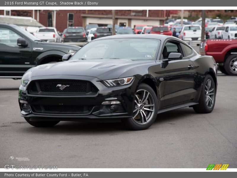 Shadow Black / Ebony 2016 Ford Mustang GT Coupe