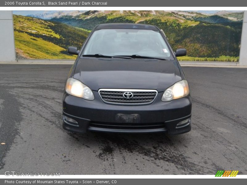 Black Sand Pearl / Dark Charcoal 2006 Toyota Corolla S