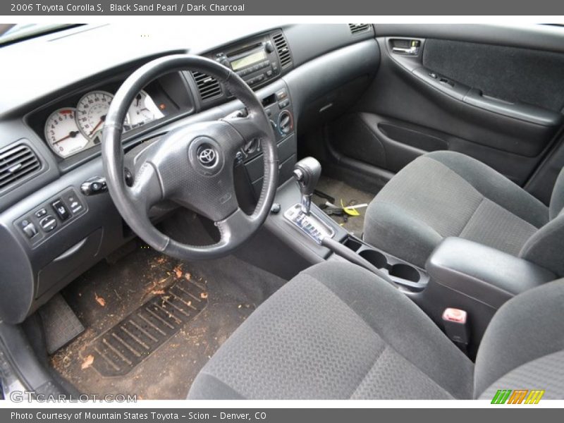 Black Sand Pearl / Dark Charcoal 2006 Toyota Corolla S