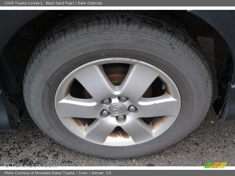 Black Sand Pearl / Dark Charcoal 2006 Toyota Corolla S