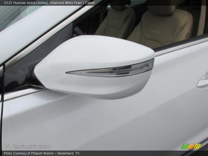 Diamond White Pearl / Camel 2015 Hyundai Azera Limited