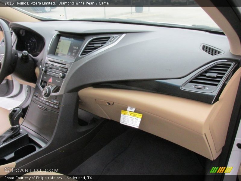 Diamond White Pearl / Camel 2015 Hyundai Azera Limited