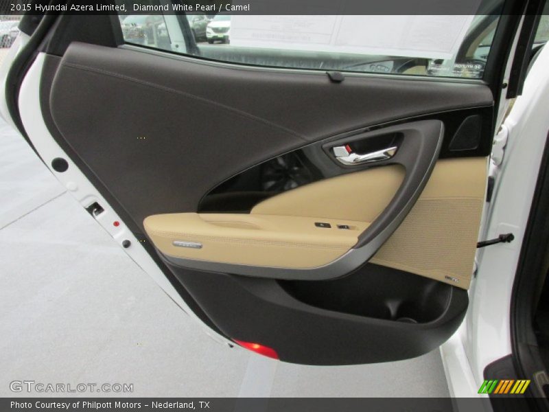 Diamond White Pearl / Camel 2015 Hyundai Azera Limited