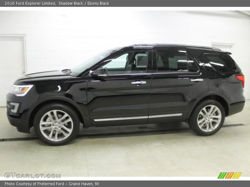Shadow Black / Ebony Black 2016 Ford Explorer Limited