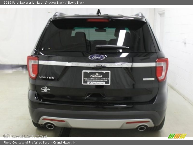 Shadow Black / Ebony Black 2016 Ford Explorer Limited