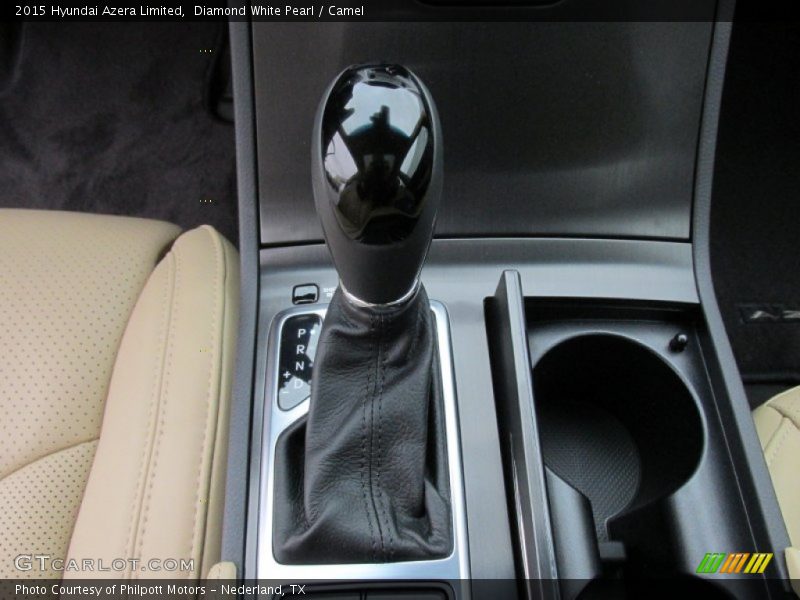 Diamond White Pearl / Camel 2015 Hyundai Azera Limited