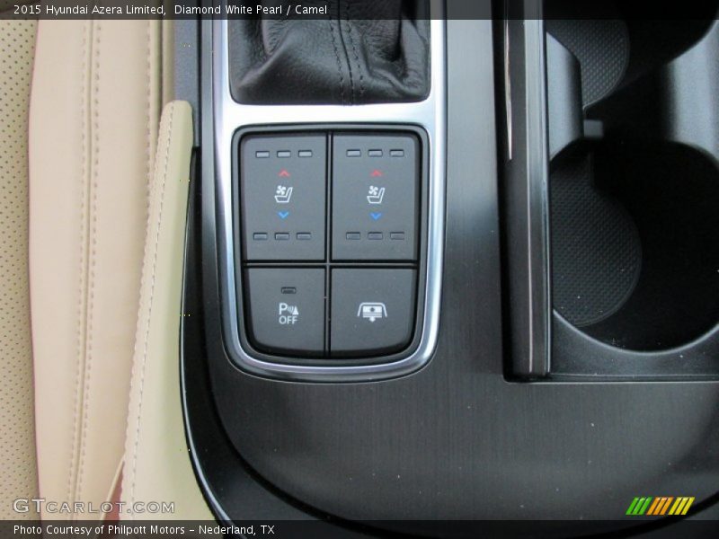 Diamond White Pearl / Camel 2015 Hyundai Azera Limited