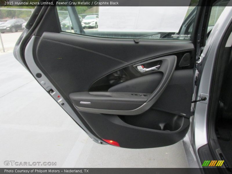 Pewter Gray Metallic / Graphite Black 2015 Hyundai Azera Limited