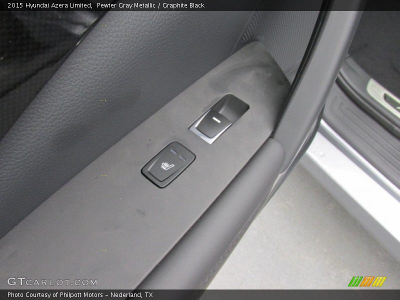 Pewter Gray Metallic / Graphite Black 2015 Hyundai Azera Limited