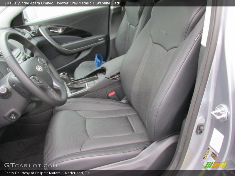 Pewter Gray Metallic / Graphite Black 2015 Hyundai Azera Limited