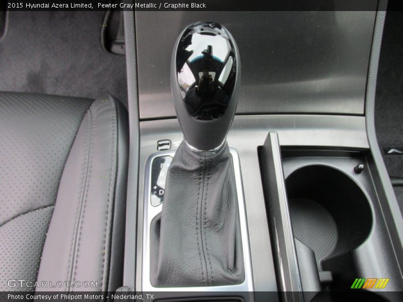 Pewter Gray Metallic / Graphite Black 2015 Hyundai Azera Limited