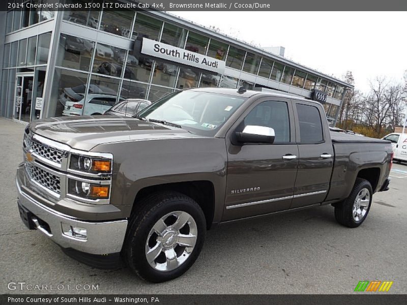 Brownstone Metallic / Cocoa/Dune 2014 Chevrolet Silverado 1500 LTZ Double Cab 4x4