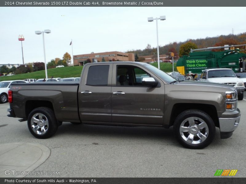 Brownstone Metallic / Cocoa/Dune 2014 Chevrolet Silverado 1500 LTZ Double Cab 4x4