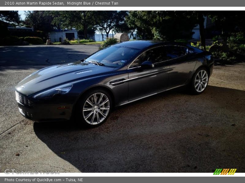 Midnight Blue / Chestnut Tan 2010 Aston Martin Rapide Sedan