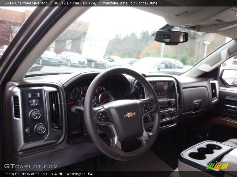 Brownstone Metallic / Cocoa/Dune 2014 Chevrolet Silverado 1500 LTZ Double Cab 4x4