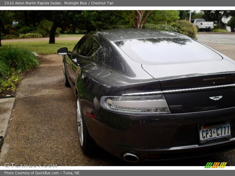 Midnight Blue / Chestnut Tan 2010 Aston Martin Rapide Sedan