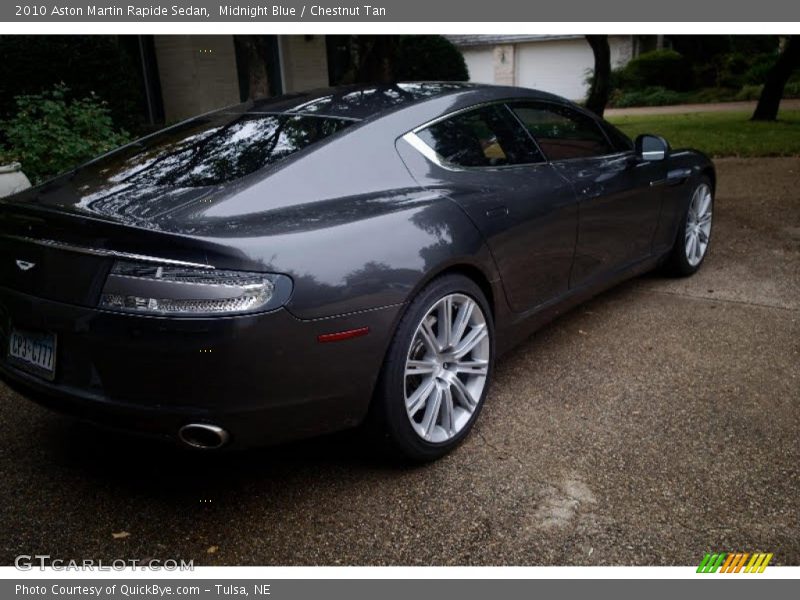 Midnight Blue / Chestnut Tan 2010 Aston Martin Rapide Sedan