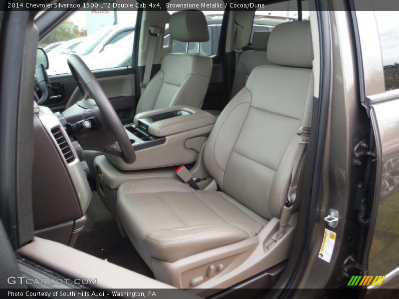 Brownstone Metallic / Cocoa/Dune 2014 Chevrolet Silverado 1500 LTZ Double Cab 4x4