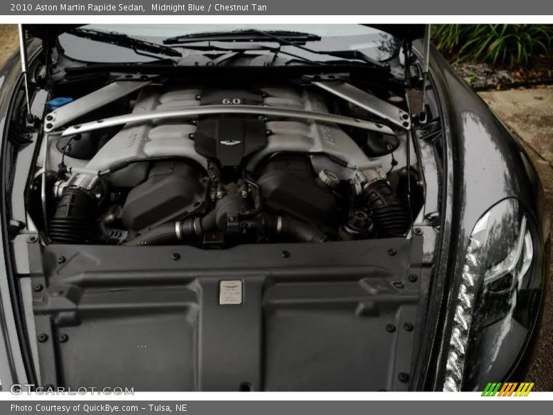 Midnight Blue / Chestnut Tan 2010 Aston Martin Rapide Sedan