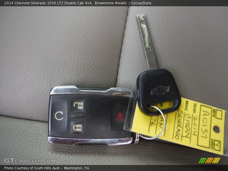 Brownstone Metallic / Cocoa/Dune 2014 Chevrolet Silverado 1500 LTZ Double Cab 4x4