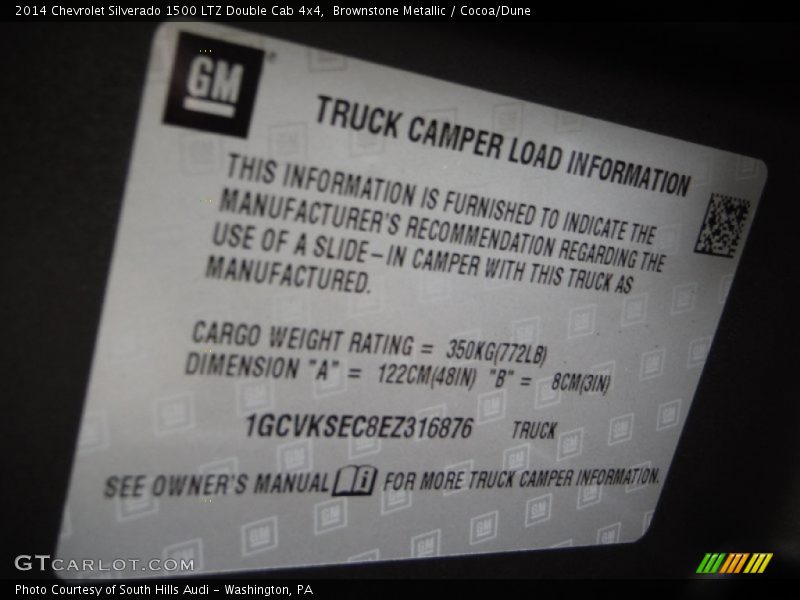 Brownstone Metallic / Cocoa/Dune 2014 Chevrolet Silverado 1500 LTZ Double Cab 4x4
