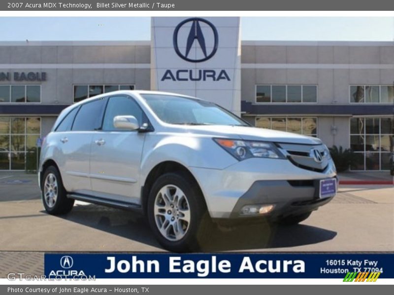 Billet Silver Metallic / Taupe 2007 Acura MDX Technology