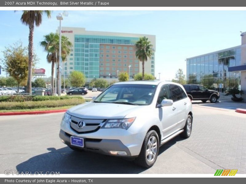 Billet Silver Metallic / Taupe 2007 Acura MDX Technology