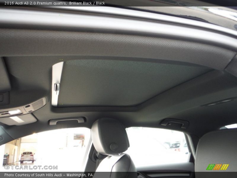 Brilliant Black / Black 2016 Audi A3 2.0 Premium quattro