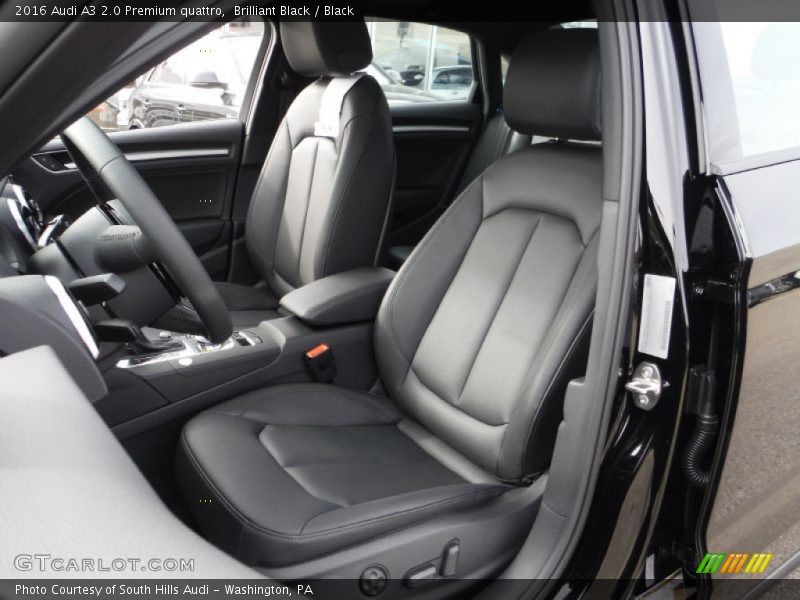 Brilliant Black / Black 2016 Audi A3 2.0 Premium quattro