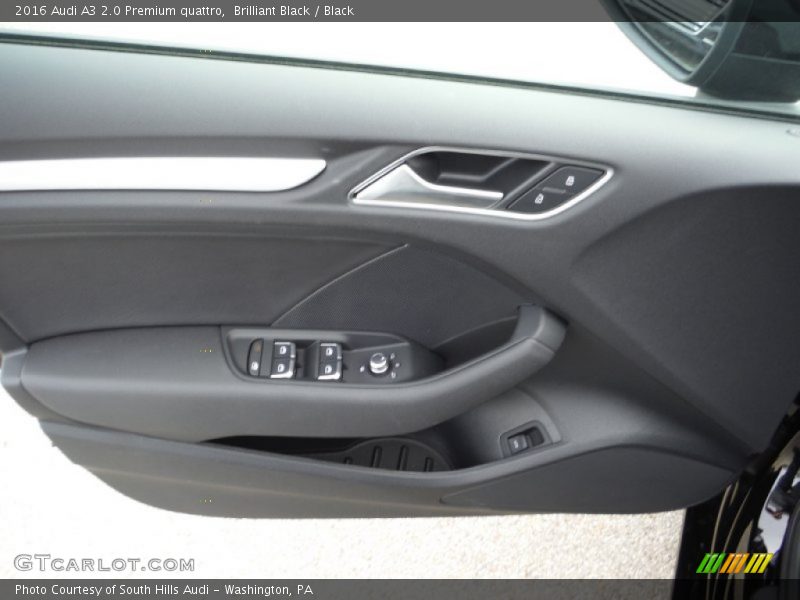 Brilliant Black / Black 2016 Audi A3 2.0 Premium quattro