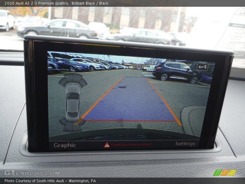 Brilliant Black / Black 2016 Audi A3 2.0 Premium quattro