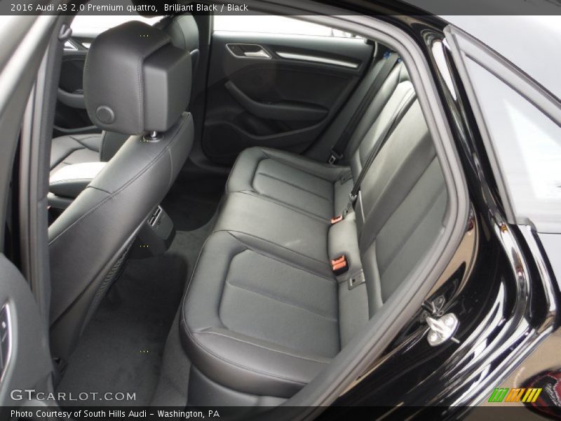 Rear Seat of 2016 A3 2.0 Premium quattro