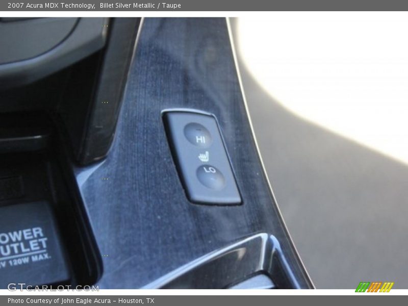 Billet Silver Metallic / Taupe 2007 Acura MDX Technology