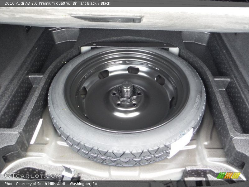 Brilliant Black / Black 2016 Audi A3 2.0 Premium quattro