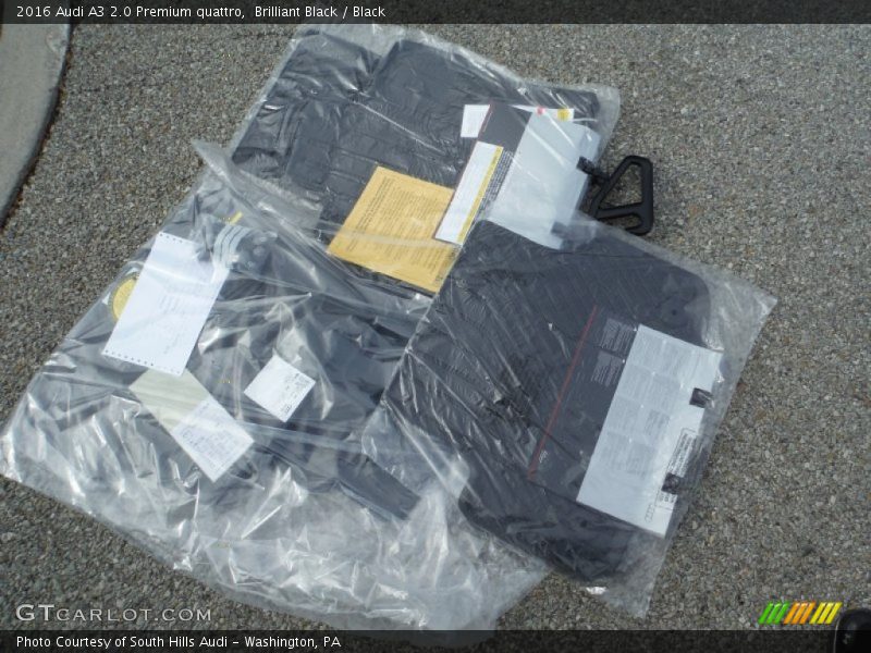 Brilliant Black / Black 2016 Audi A3 2.0 Premium quattro